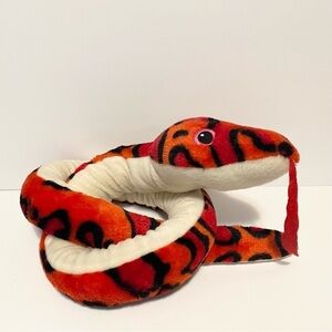 Wild Republic Red Snake Plush 50” Stuffed Animal Spots Orange Vancouver Large